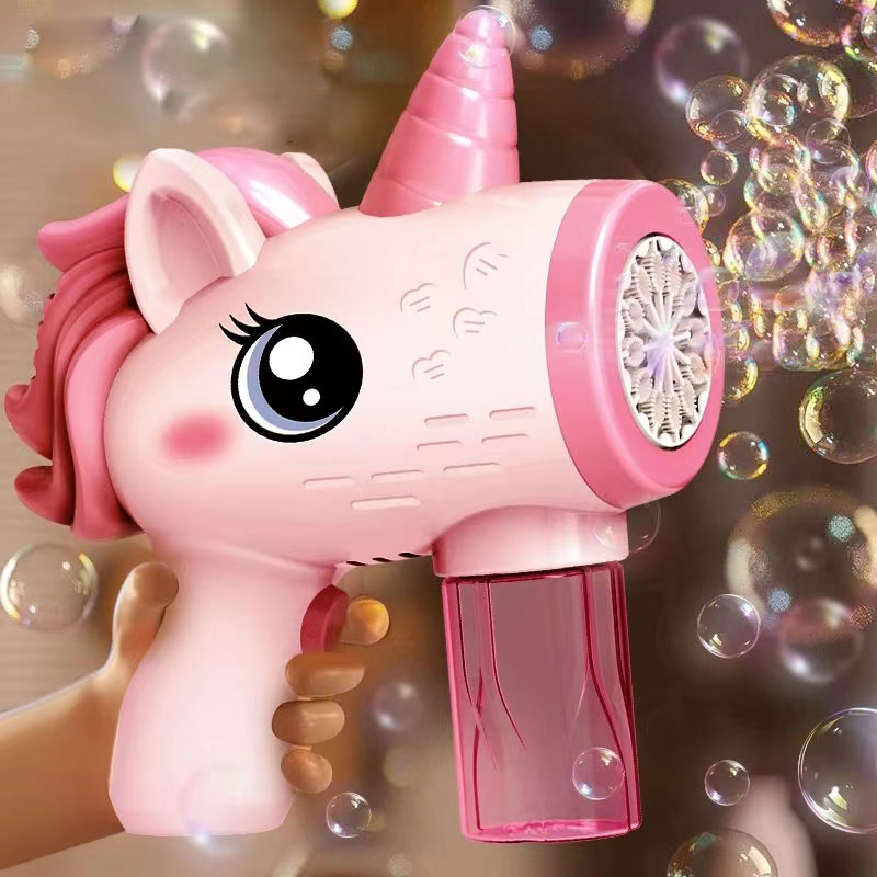 Soap Making Cold Process - Unicorn electric bubble gun, toy bubble