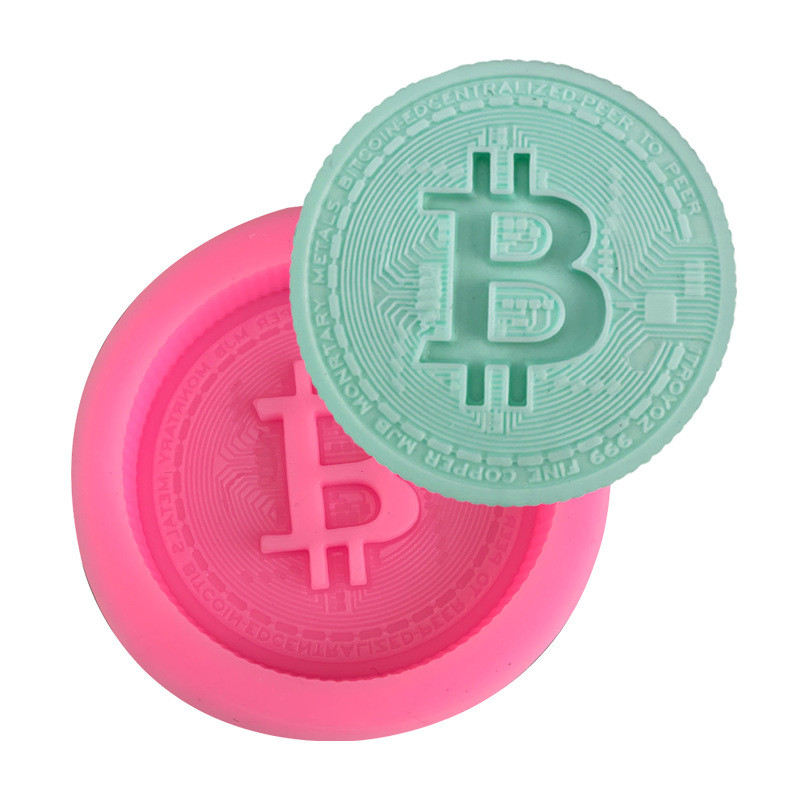 Melt Pour Soap Base - 1/3pcs Currency Logo Soap Silicone Cake