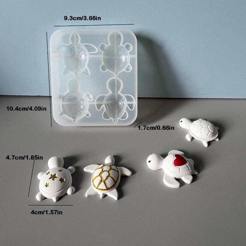 Melt Pour Soap Base - Turtle Shape Silicone Mould Set, Creative