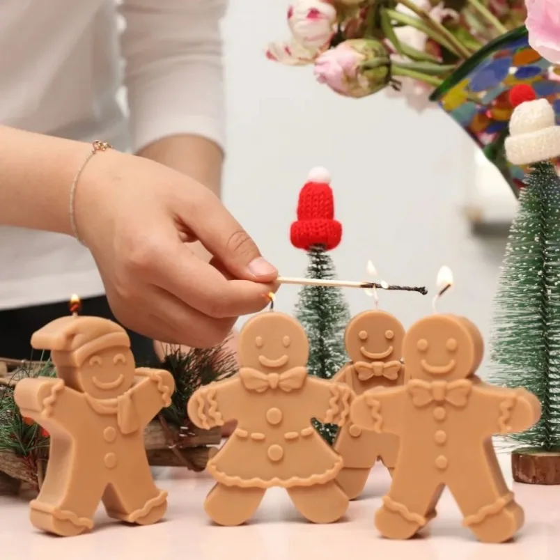 3D Smile Gingerbread Man Silic - Soap Making Business review and price