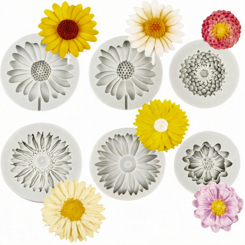 6 Pieces，Sunflower Daisy Silic - Melt Pour Soap Base review and price