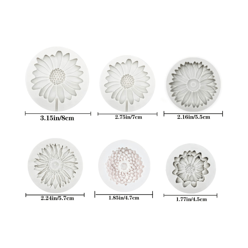 6 Pieces，Sunflower Daisy Silic - Melt Pour Soap Base review and price