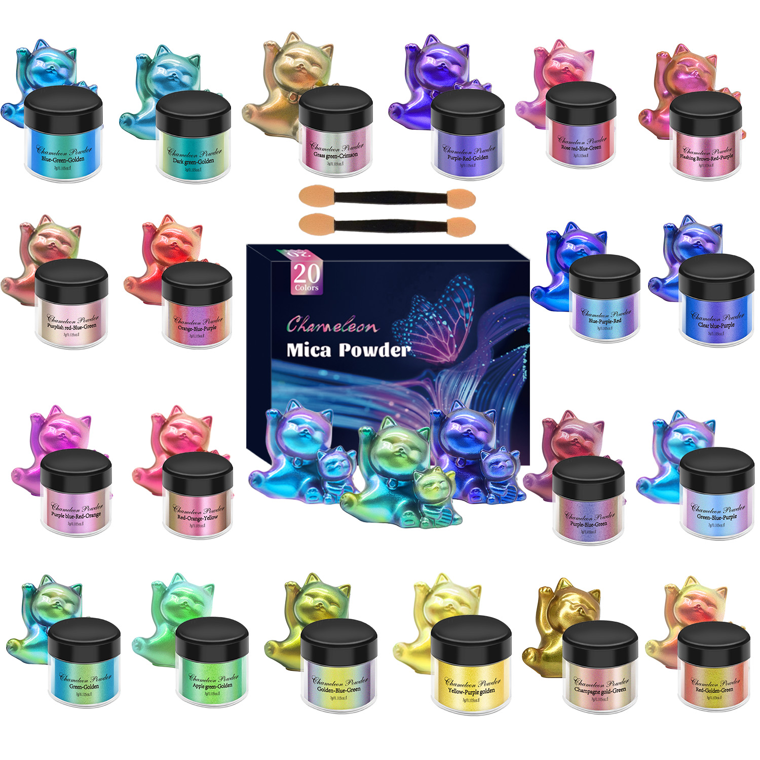 3g Chameleon Mica Powder Color - Oxide Pigment Soap review and price