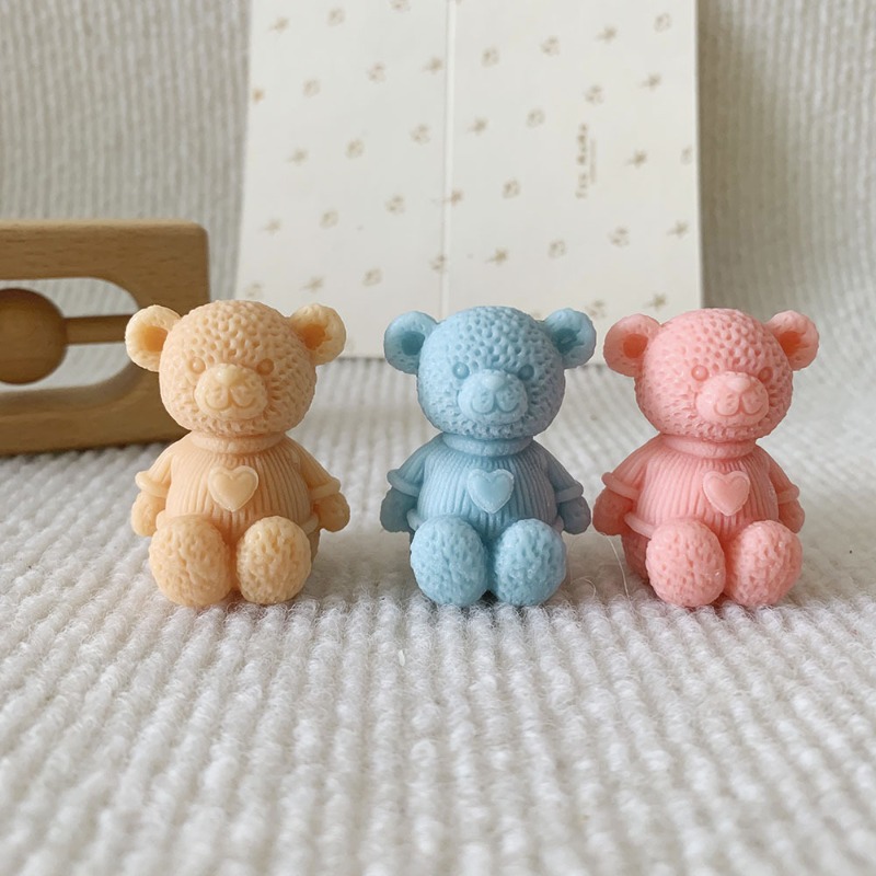 Mini Love Bear Candle Silicone - Soap Making Business review and price