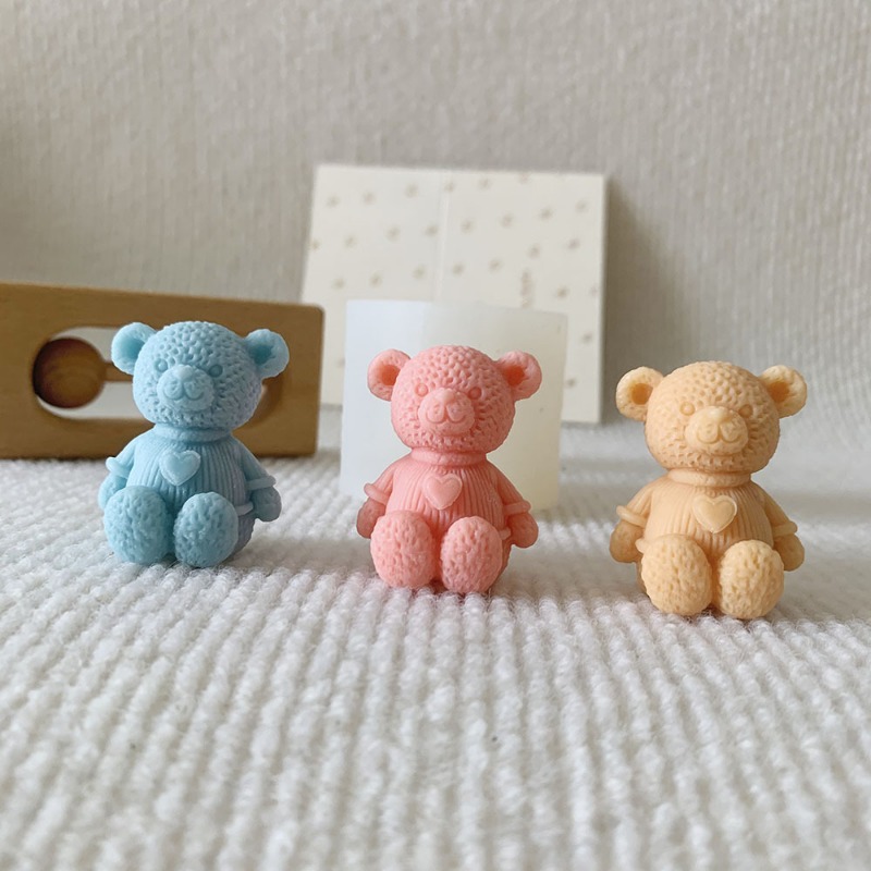 Mini Love Bear Candle Silicone - Soap Making Business review and price