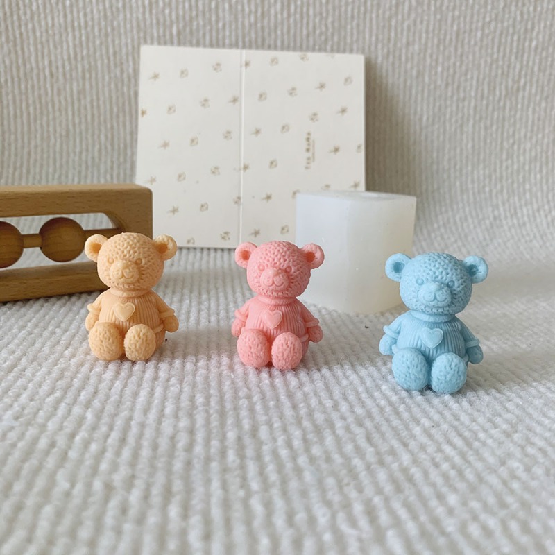 Mini Love Bear Candle Silicone - Soap Making Business review and price