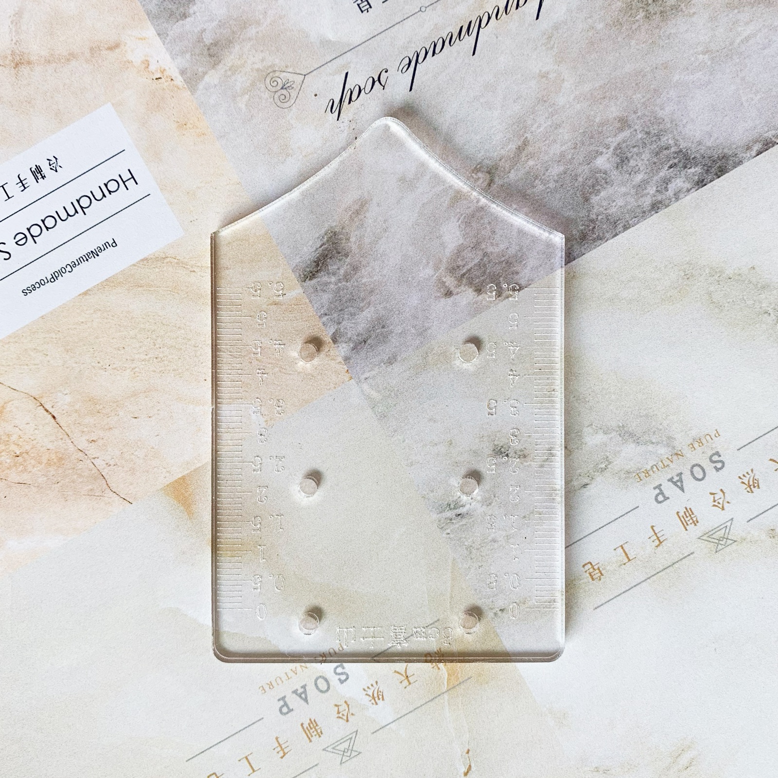 Moutain Pattern Scraper Rib So - Soap Making Hobby review and price