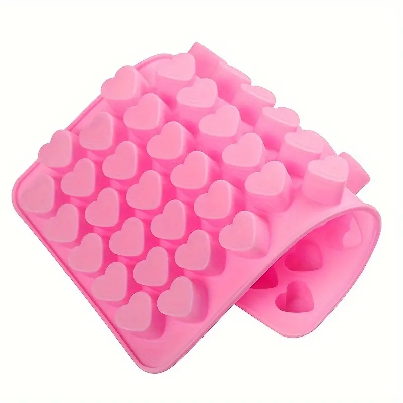 55 Mini Heart Shapes Silicone  - Melt Pour Soap Base review and price