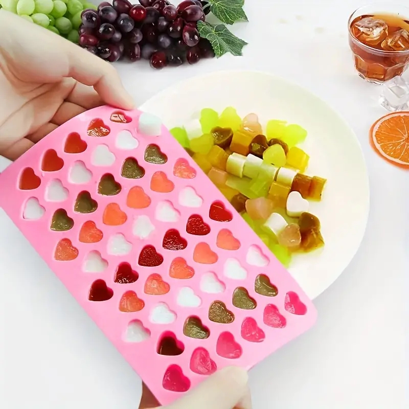 55 Mini Heart Shapes Silicone  - Melt Pour Soap Base review and price