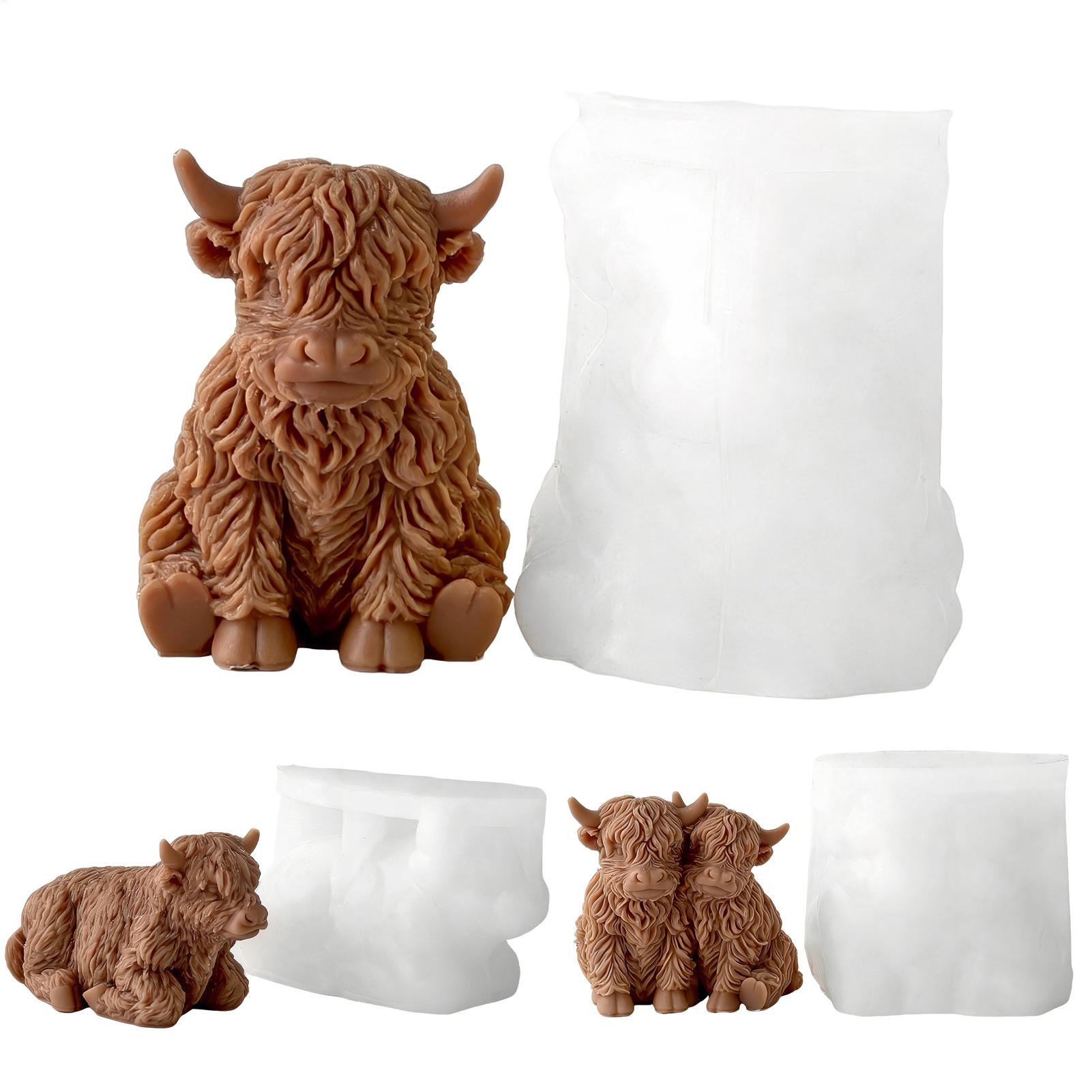 Highland Cow Silicone Mold Reu - Soap Making Business review and price