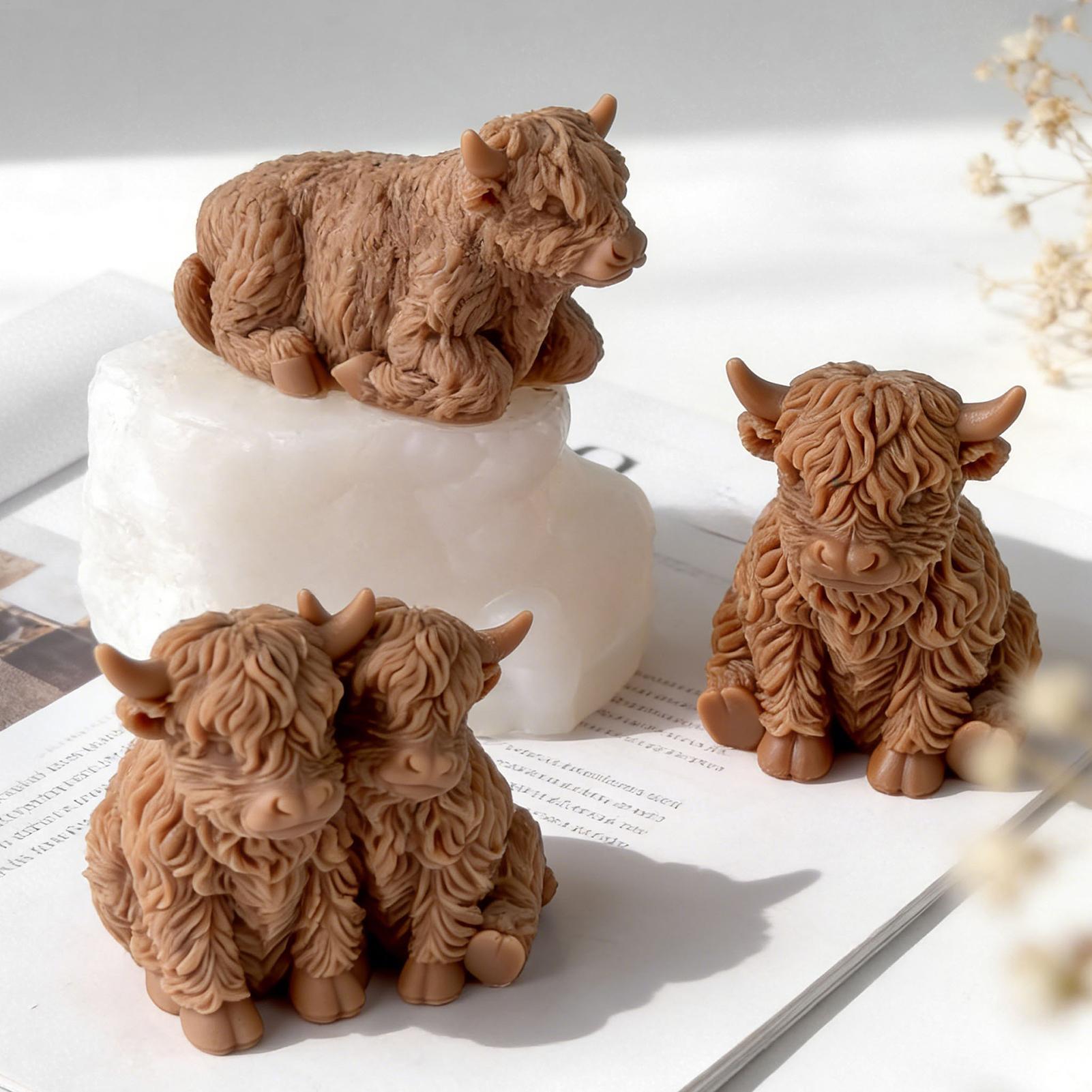 Highland Cow Silicone Mold Reu - Soap Making Business review and price