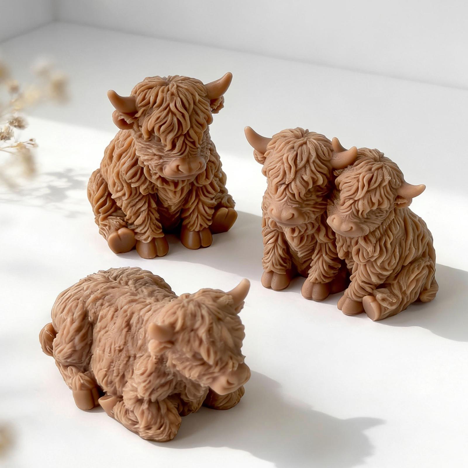 Highland Cow Silicone Mold Reu - Soap Making Business review and price
