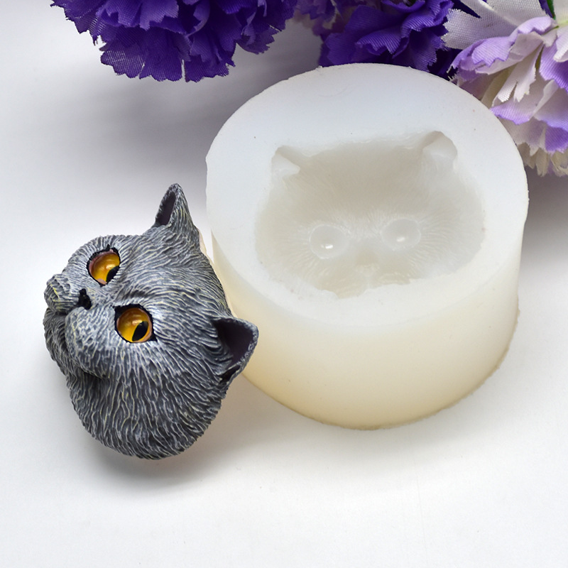 Silicone Mold Short-haired Cat - Melt Pour Soap Base review and price
