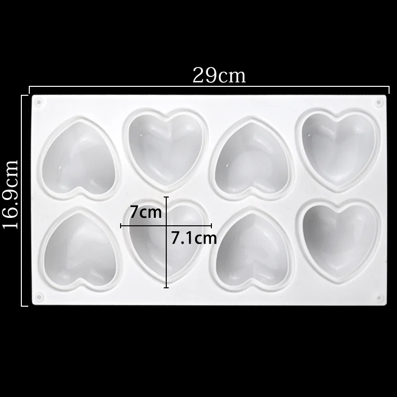 Love Heart Silicone Soap Mold  - Soap Making Business review and price