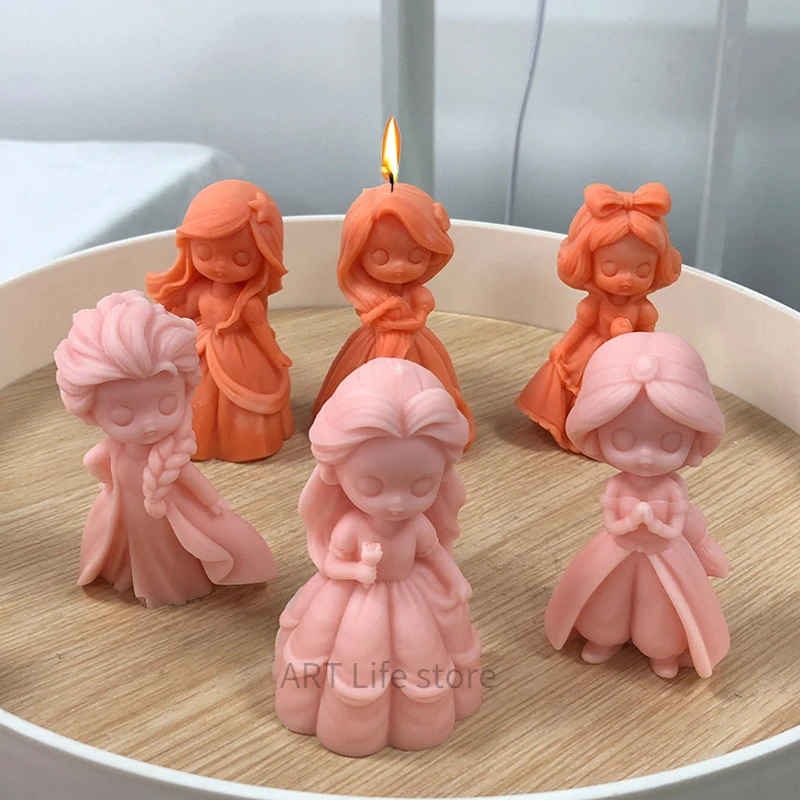 6 Princess Doll Silicone Candl - Soap Making Business review and price
