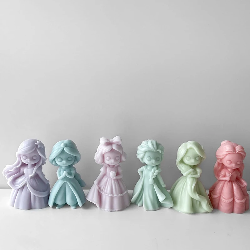 6 Princess Doll Silicone Candl - Soap Making Business review and price