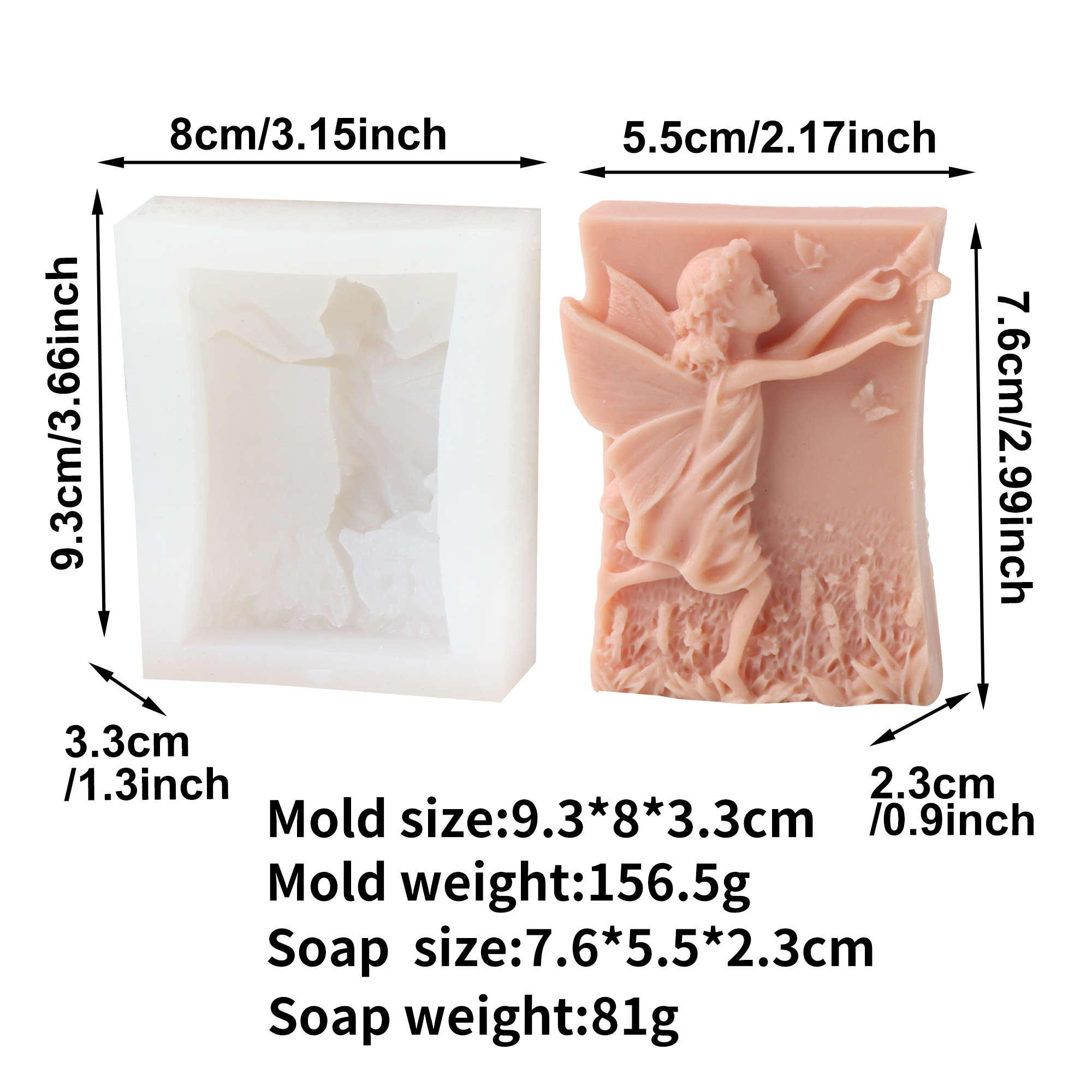 Flower Fairy Silicone Soap Mol - Soap Making Business review and price