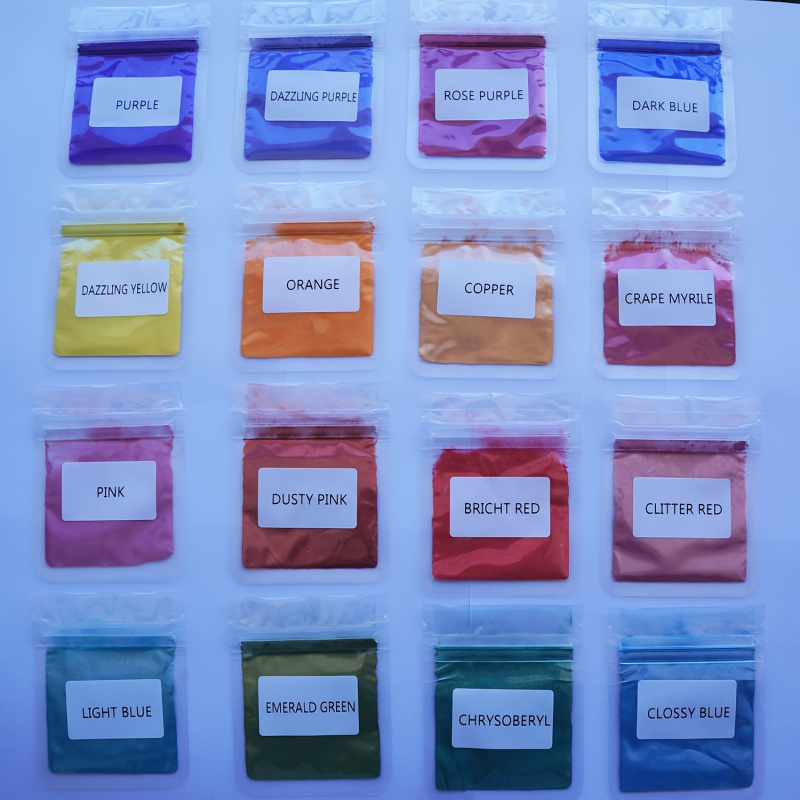16Color Mica Powder Set，Per Pa - Oxide Pigment Soap review and price