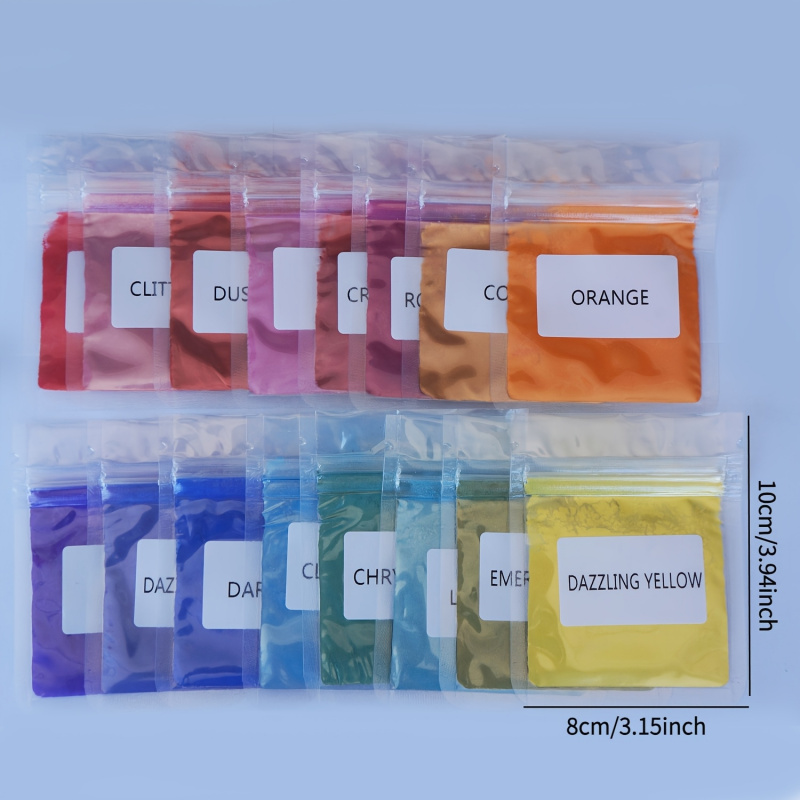 16Color Mica Powder Set，Per Pa - Oxide Pigment Soap review and price