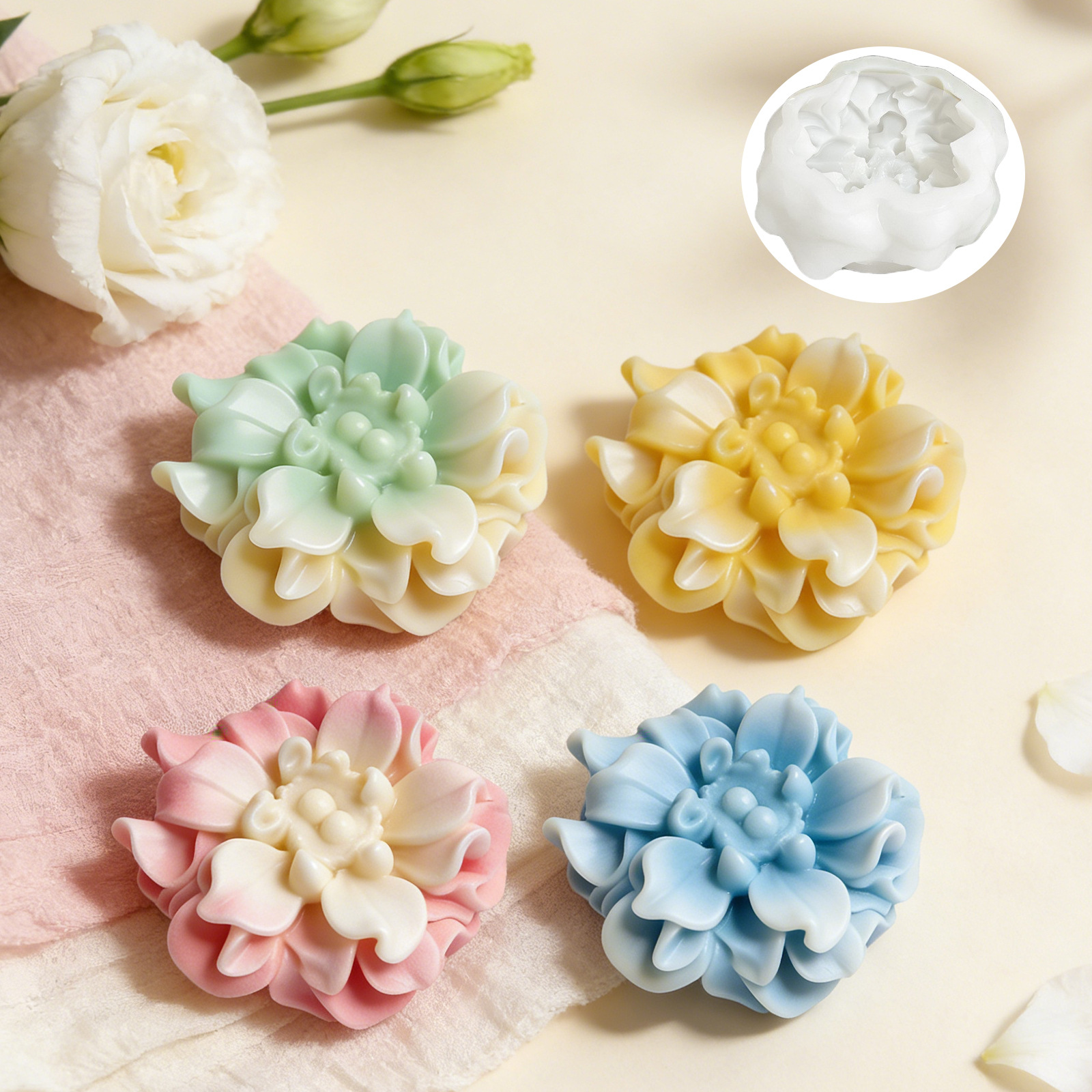 Silicone Mold Flower Shape 3D  - Soap Making Hobby review and price