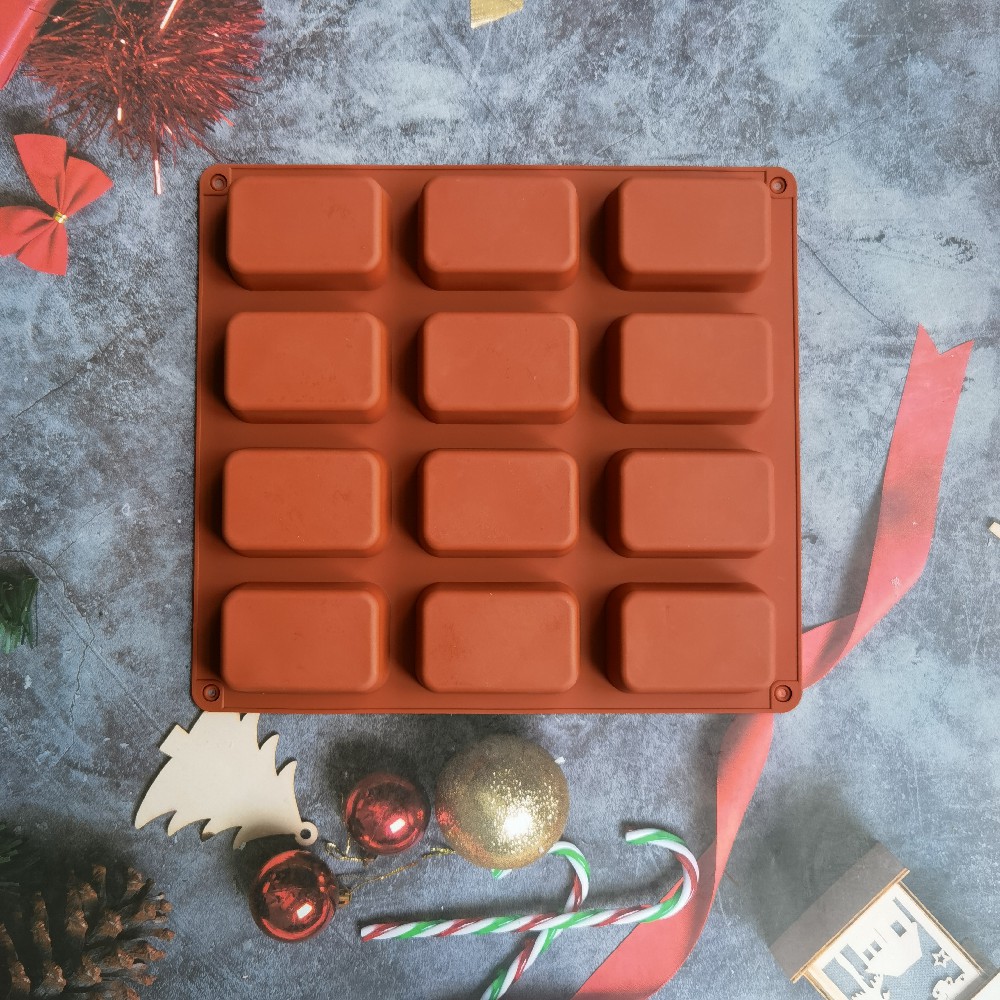 12 Cavity Square Silicone Soap - Soap Making Business review and price