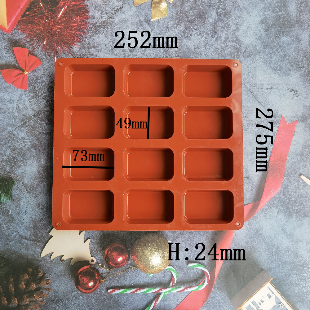 12 Cavity Square Silicone Soap - Soap Making Business review and price