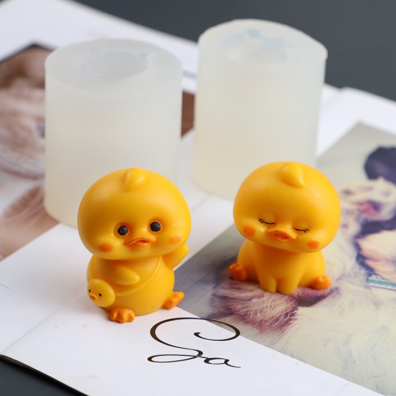 3D Smile Duck Silicone Candle  - Soap Making Business review and price