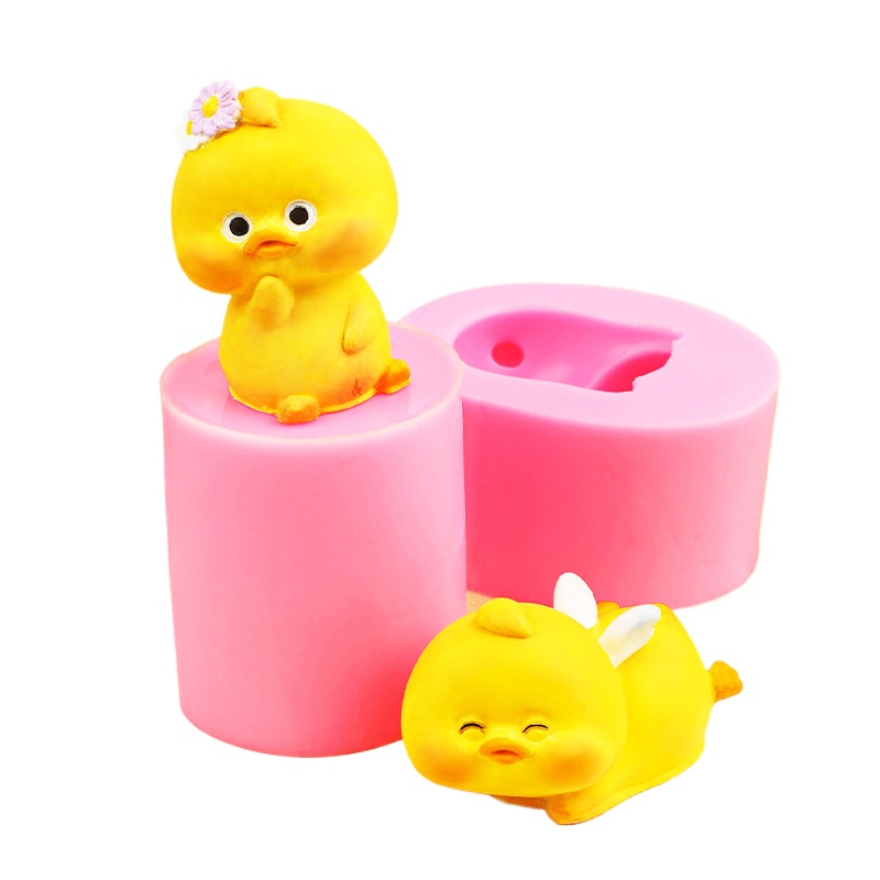 3D Smile Duck Silicone Candle  - Soap Making Business review and price