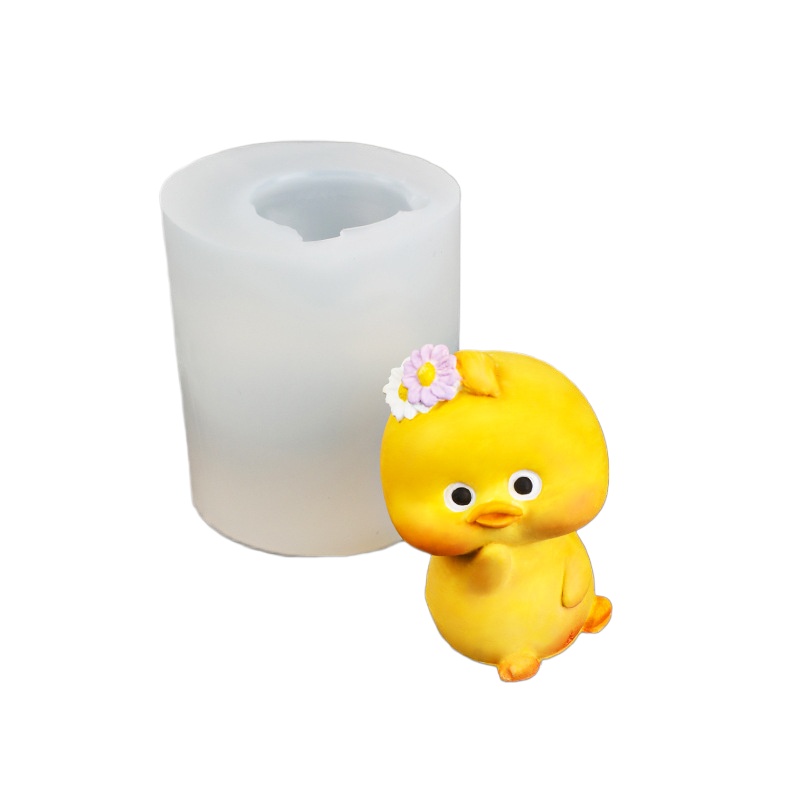 3D Smile Duck Silicone Candle  - Soap Making Business review and price