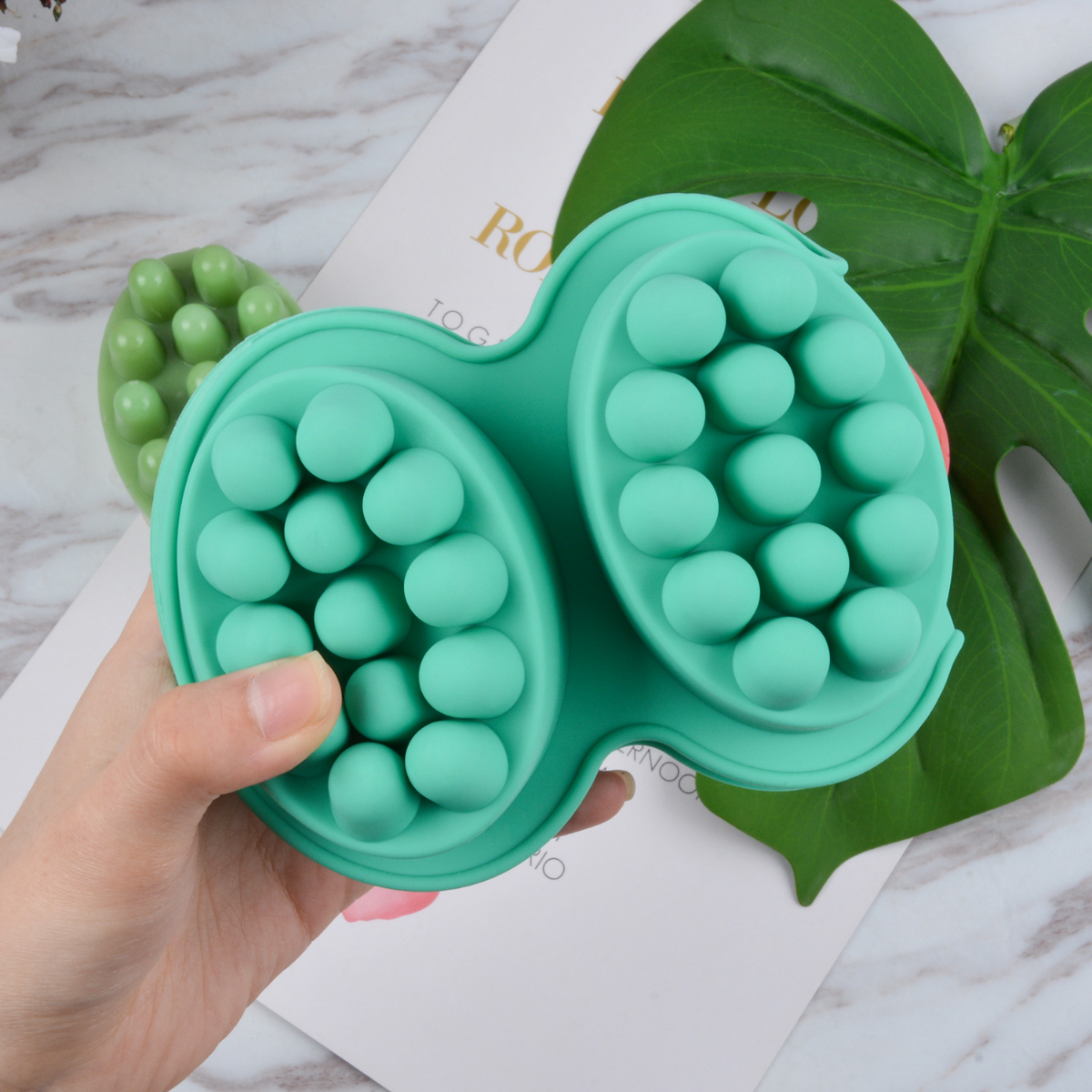 4 Hole Oval Massage Soap Silic - Soap Making Business review and price