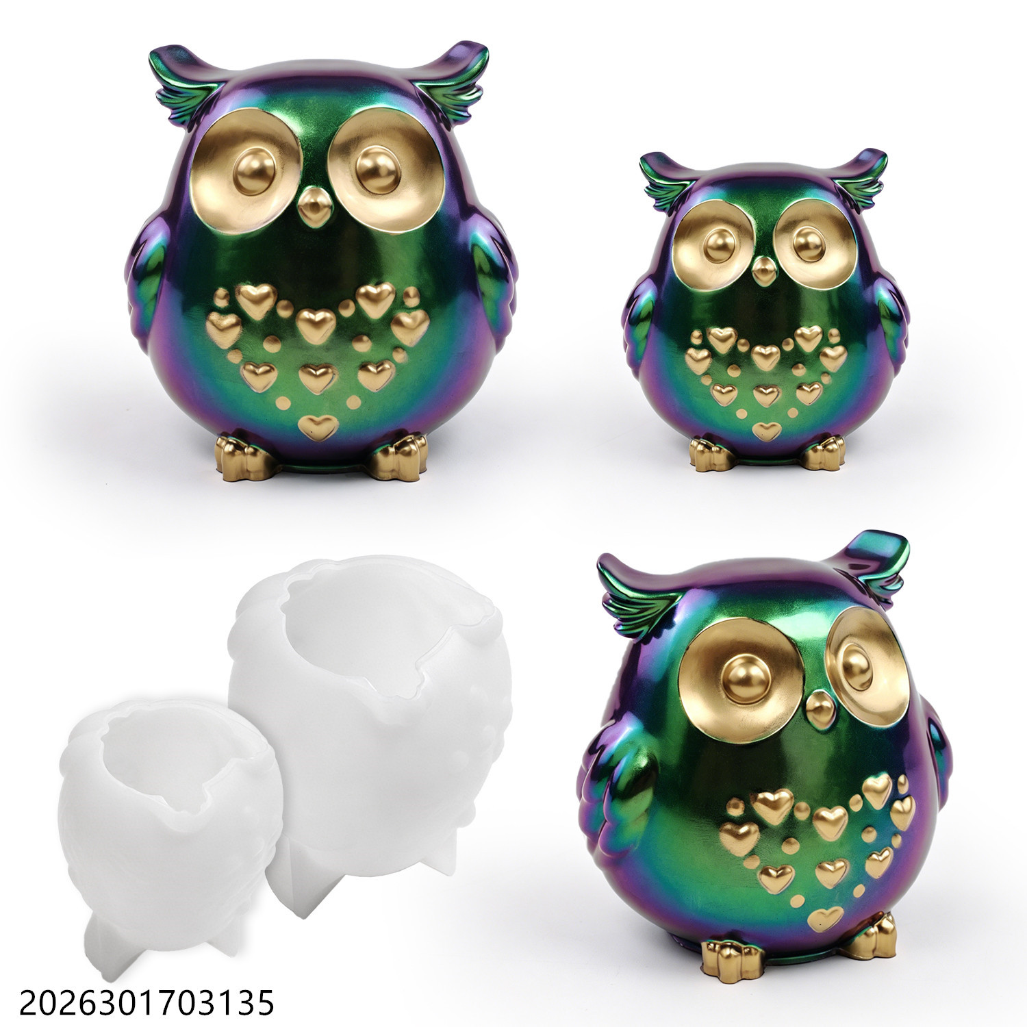 Owl Silicone Mold 3D Bird Shap - Melt Pour Soap Base review and price