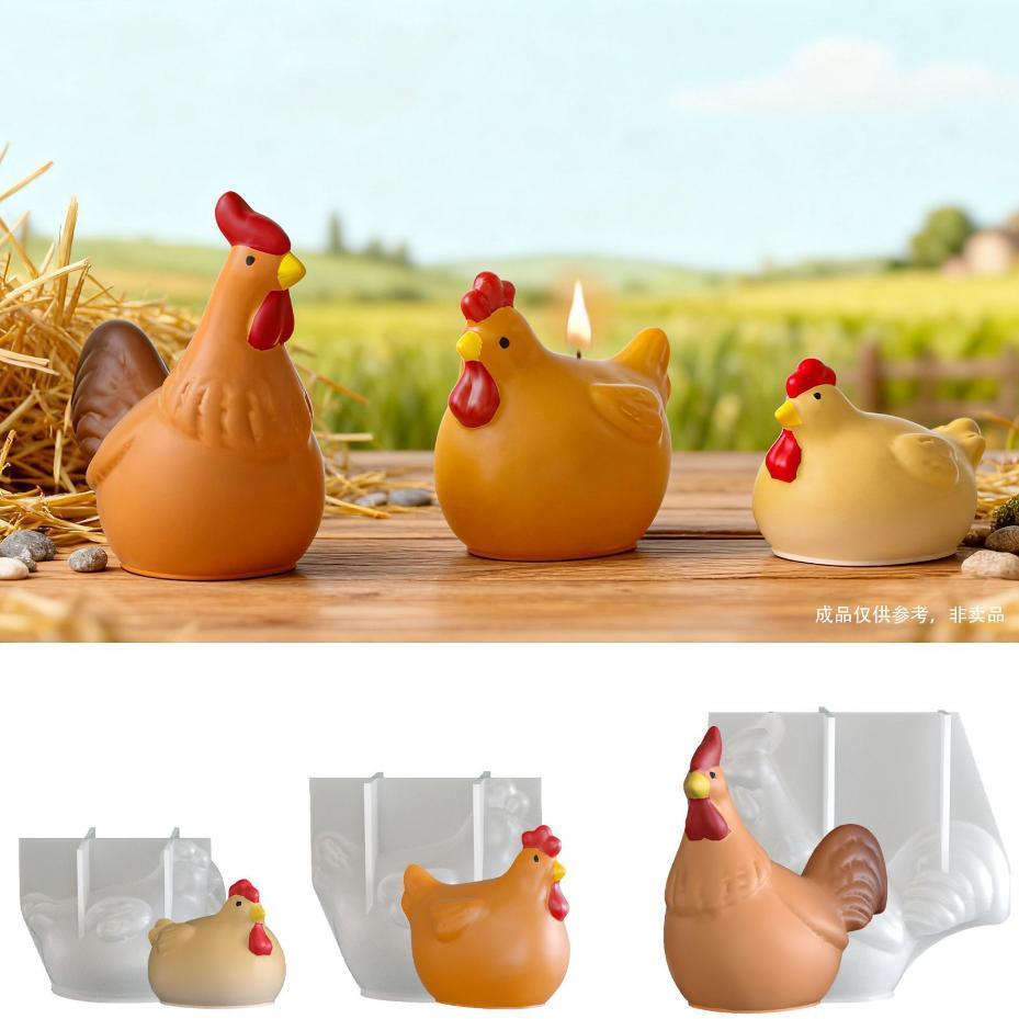 3D Chicken Candle Silicone Mol - Soap Making Business review and price