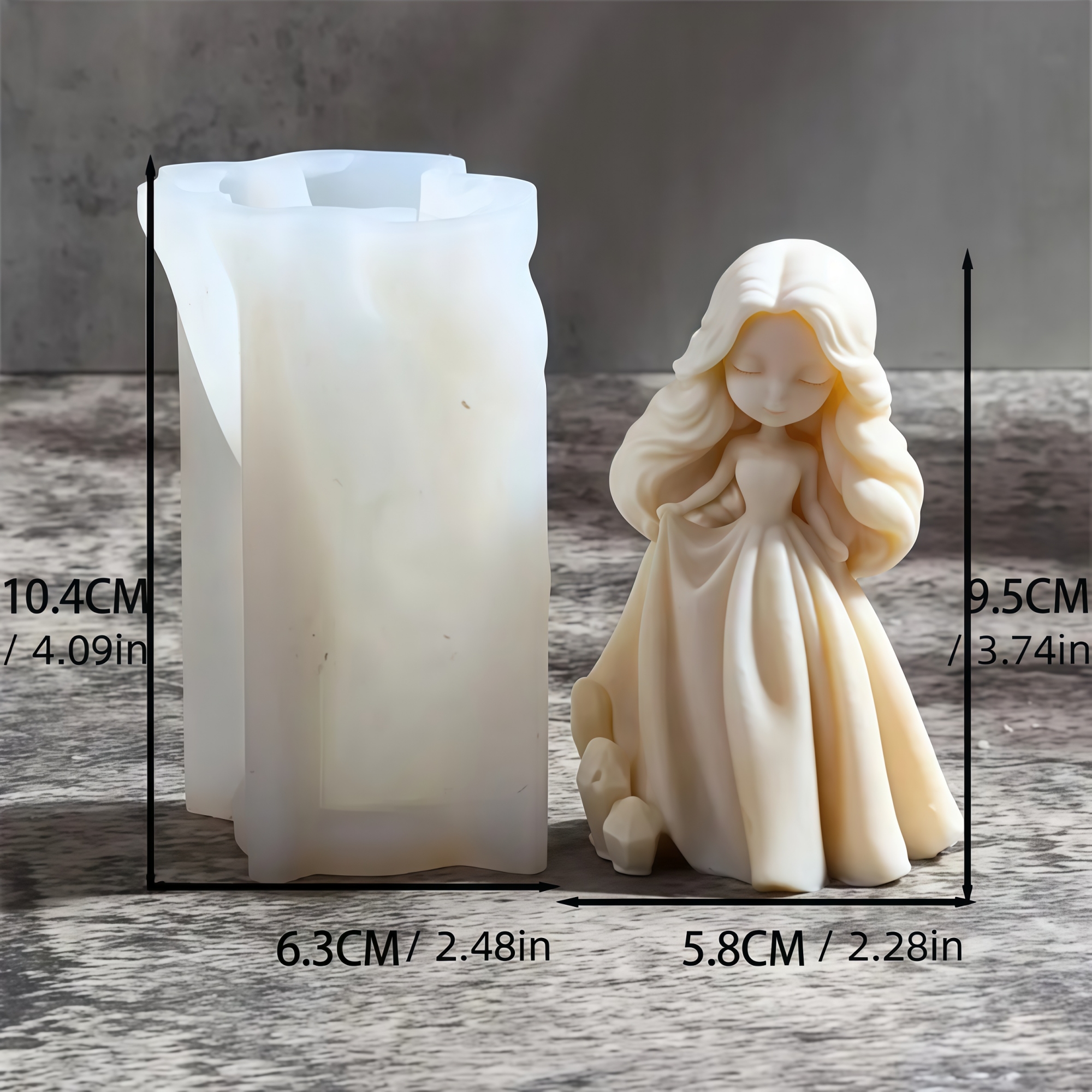 3D Sweet Princess Doll Silicon - Soap Making Business review and price
