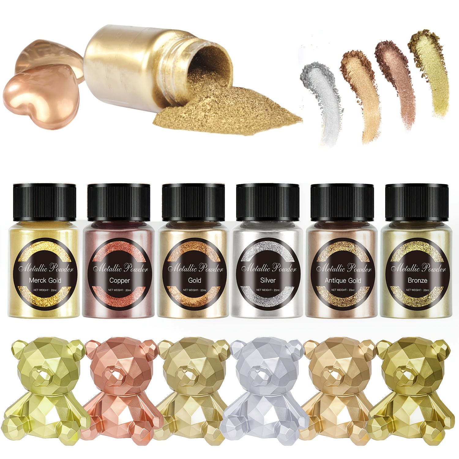 Colorful Powders, Unique Metal - Oxide Pigment Soap review and price