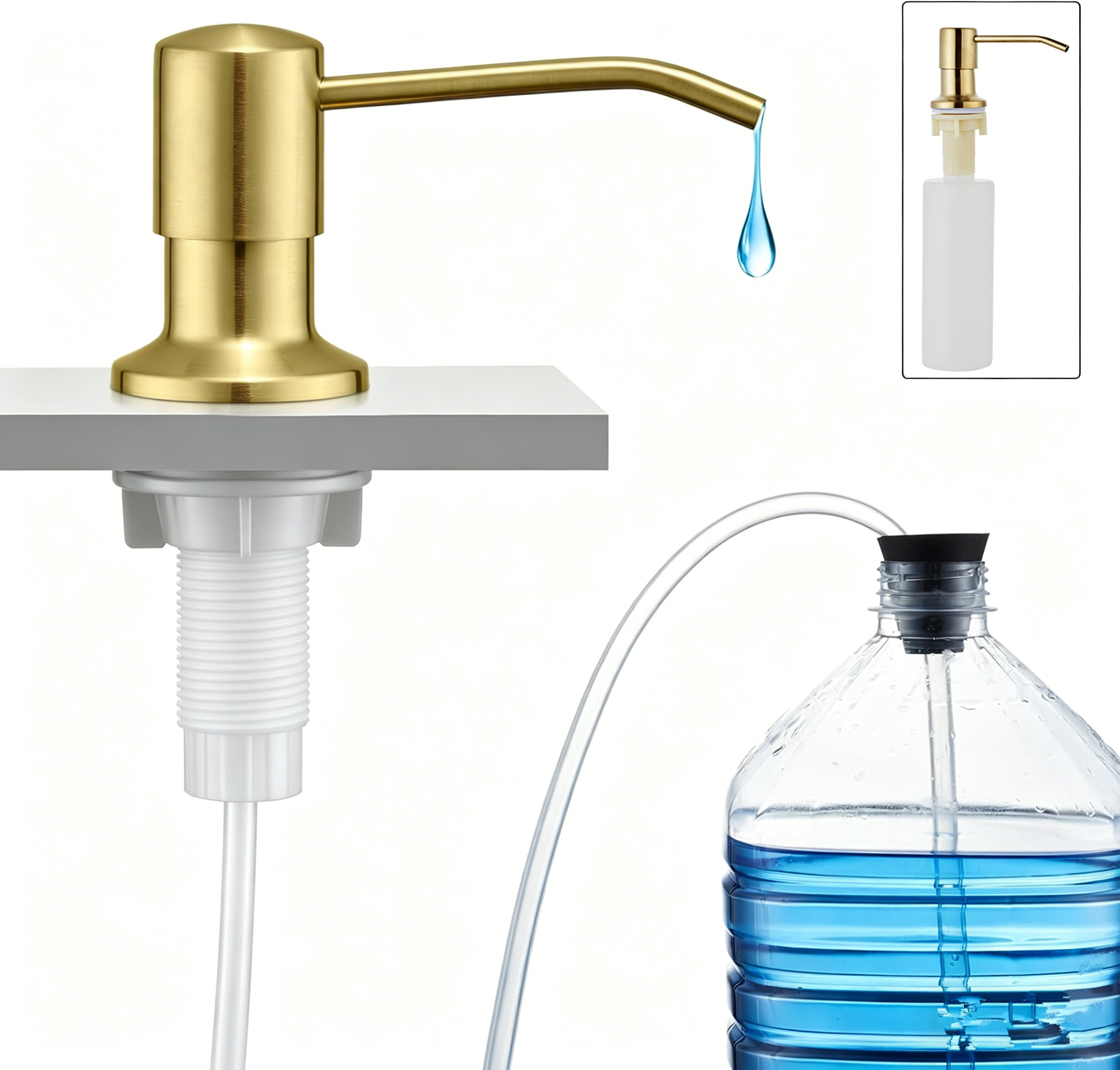 Golden Kitchen Sink Soap Dispe - Oxide Pigment Soap review and price